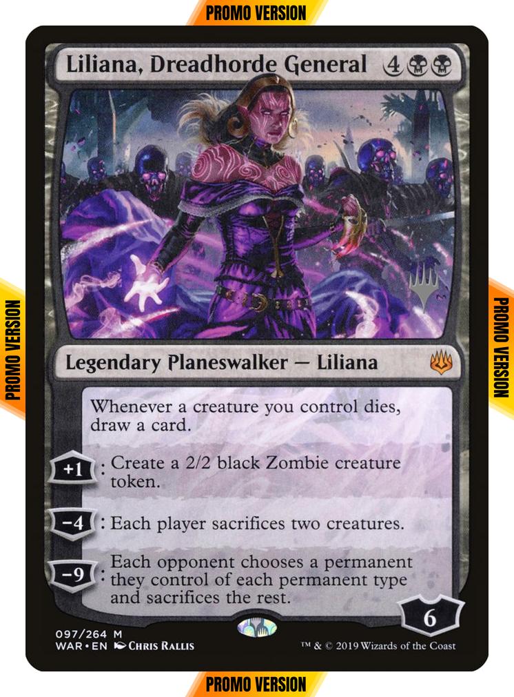 Liliana, Dreadhorde General [Promo Pack] [97p] [War of the Spark Promos] [Foil]