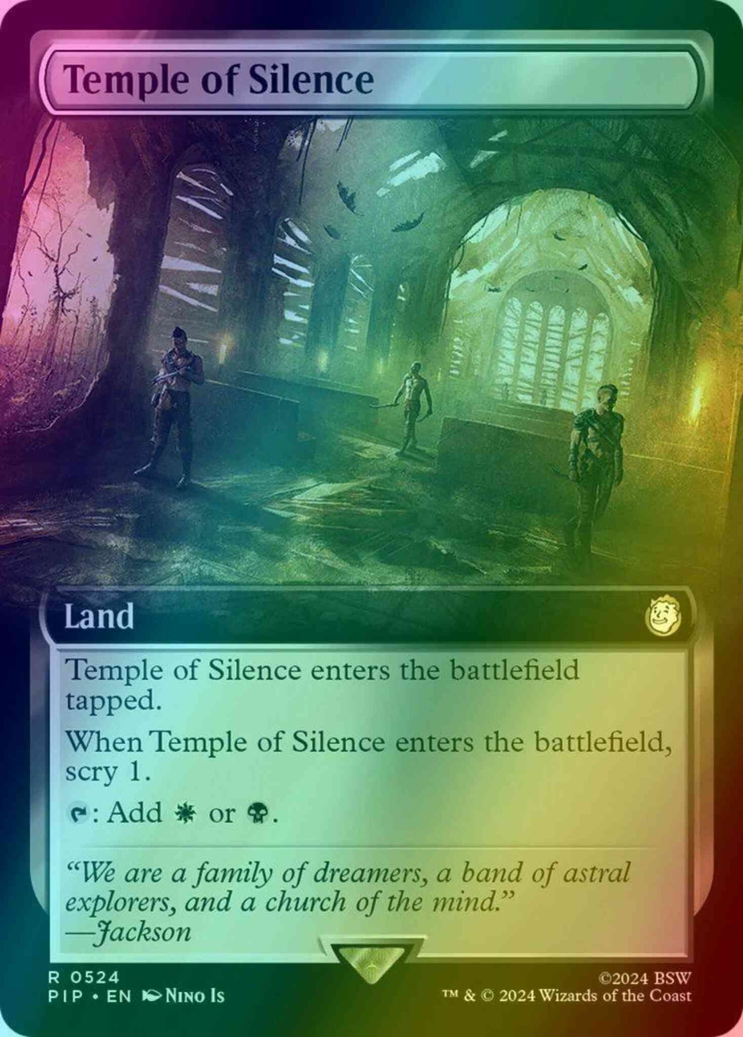 Temple of Silence [524] [Extended Art] [Fallout] [Foil]