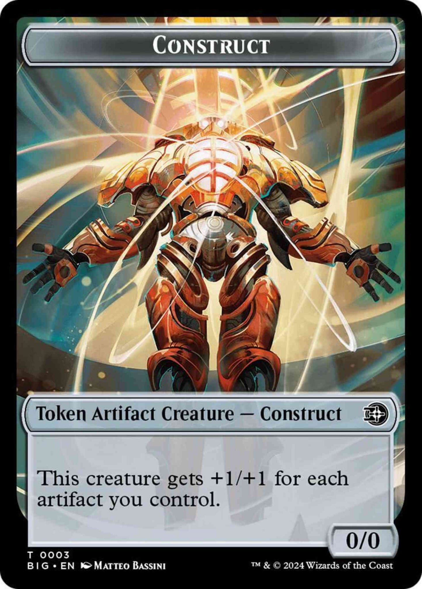 Construct Token (03) // Plot Token (20) [The Big Score: Tokens] [Non-Foil]