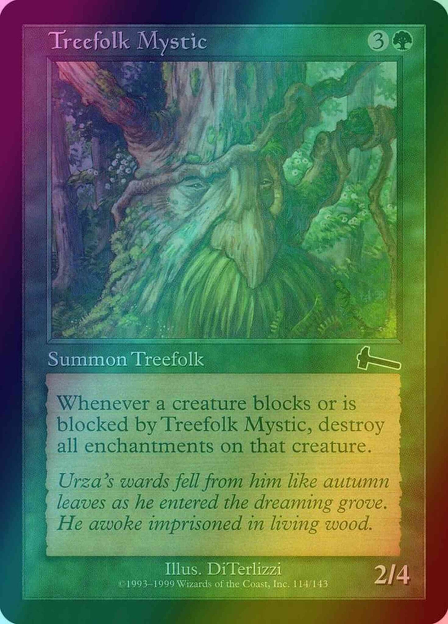 Treefolk Mystic [114] [Urza's Legacy] [Foil]