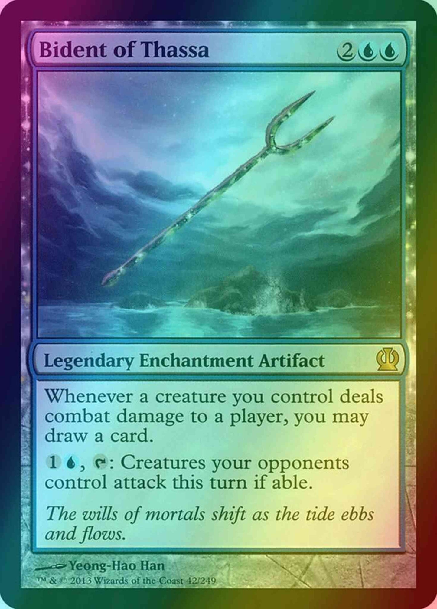 Bident of Thassa [42] [Theros] [Foil]