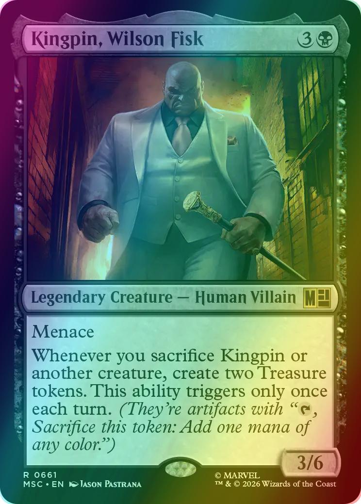 Kingpin, Wilson Fisk [661] [Jumpstart] [Marvel Super Heroes: Commander] [Foil]