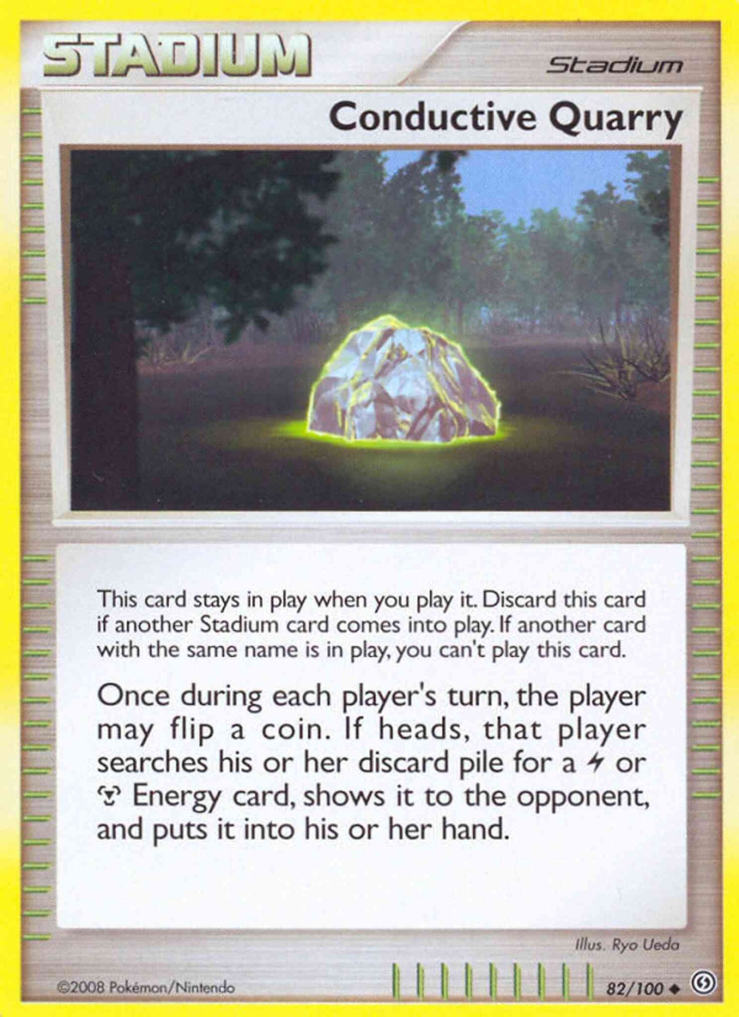 Conductive Quarry - 82/100 - Uncommon [dp7-82] [Reverse Holo]