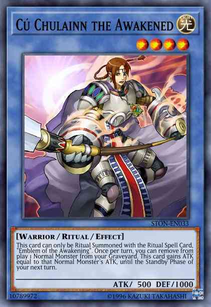 Cu Chulainn the Awakened - STON-EN033 - Common - 1st Edition