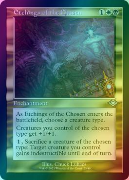 Etchings of the Chosen [25] [Retro Frame] [Modern Horizons 1 Timeshifts] [Etched Foil]