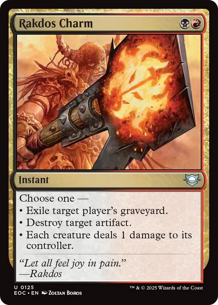 Rakdos Charm [125] [Edge of Eternities: Commander] [Non-Foil]
