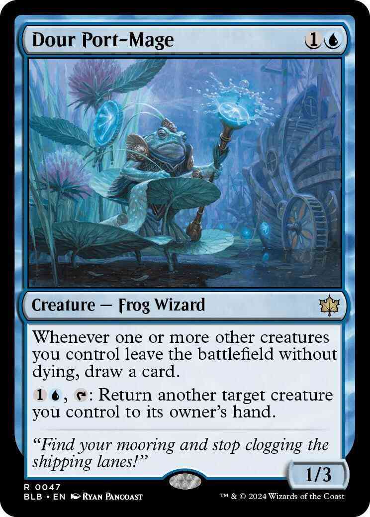 Dour Port-Mage [47] [Bloomburrow] [Non-Foil]