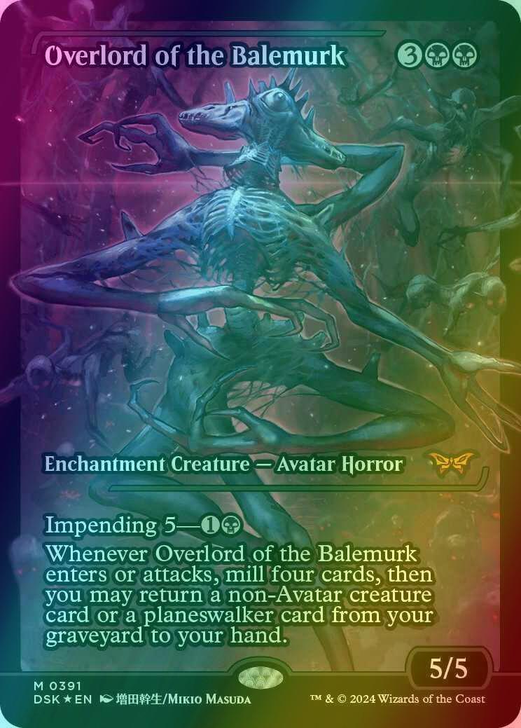Overlord of the Balemurk [391] [Japan Showcase] [Duskmourn: House of Horror] [Foil]