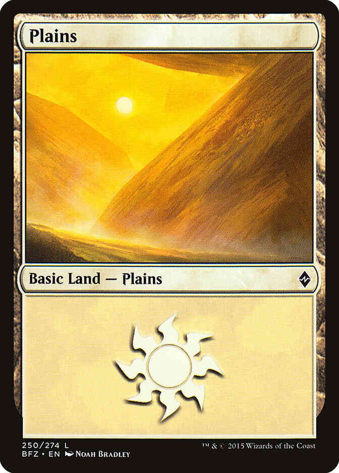 Plains [250a] [Battle for Zendikar] [Non-Foil]