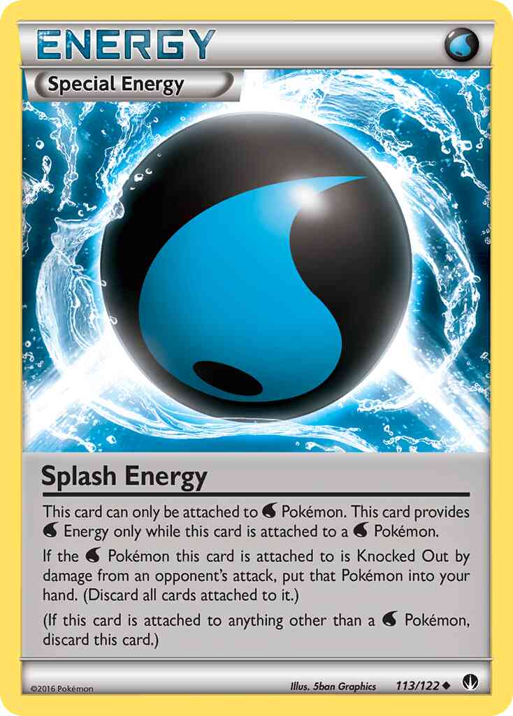 Splash Energy - 113/122 - Uncommon [xy9-113] [Non-Holo]