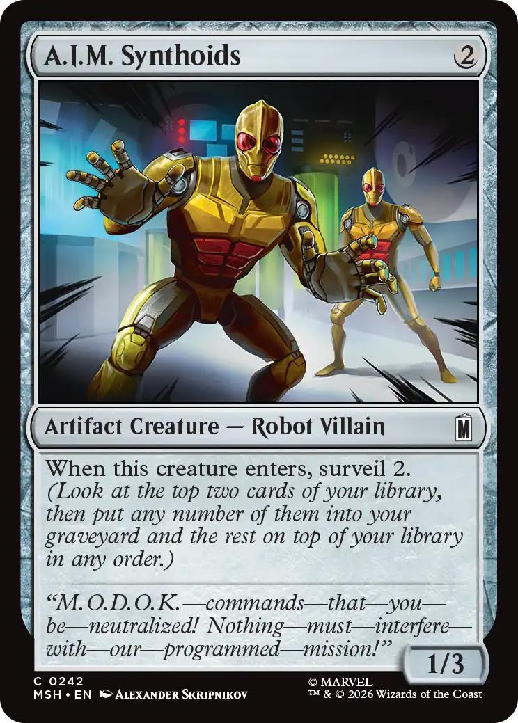A.I.M. Synthoids [242] [Marvel Super Heroes] [Non-Foil]