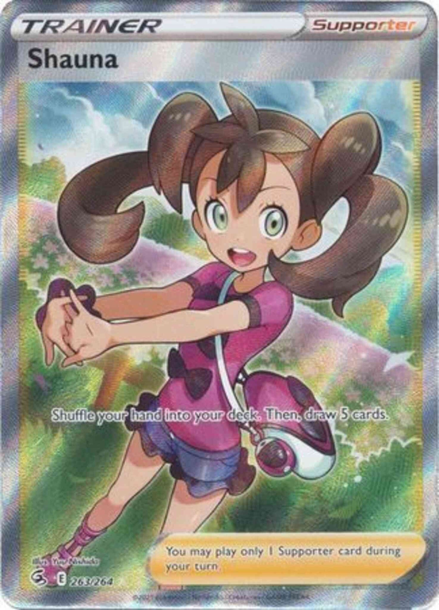 Shauna - 263/264 - Rare Ultra - Full Art [SWSH8-263] [Ultra]