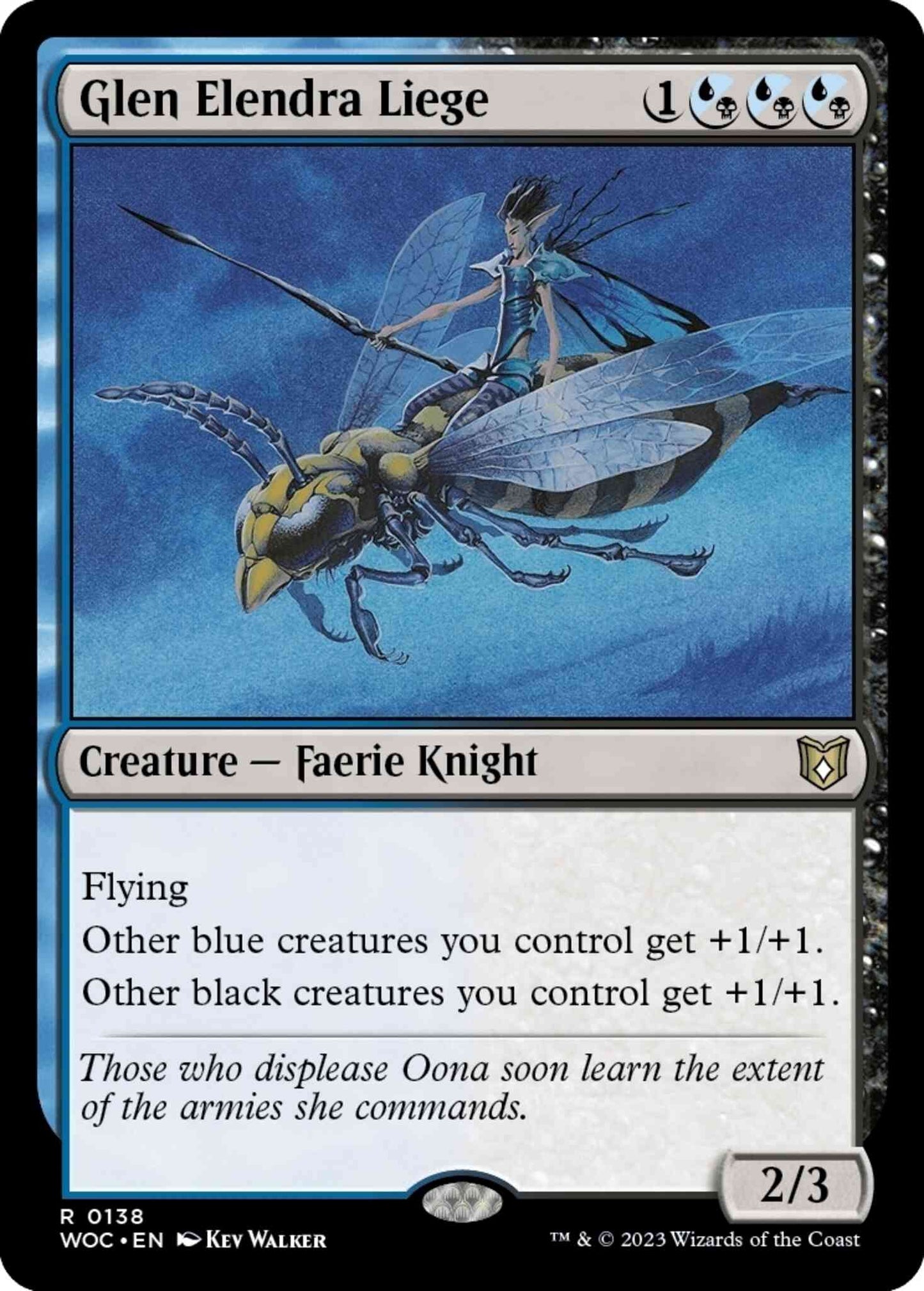 Glen Elendra Liege [138] [Wilds of Eldraine: Commander] [Non-Foil]
