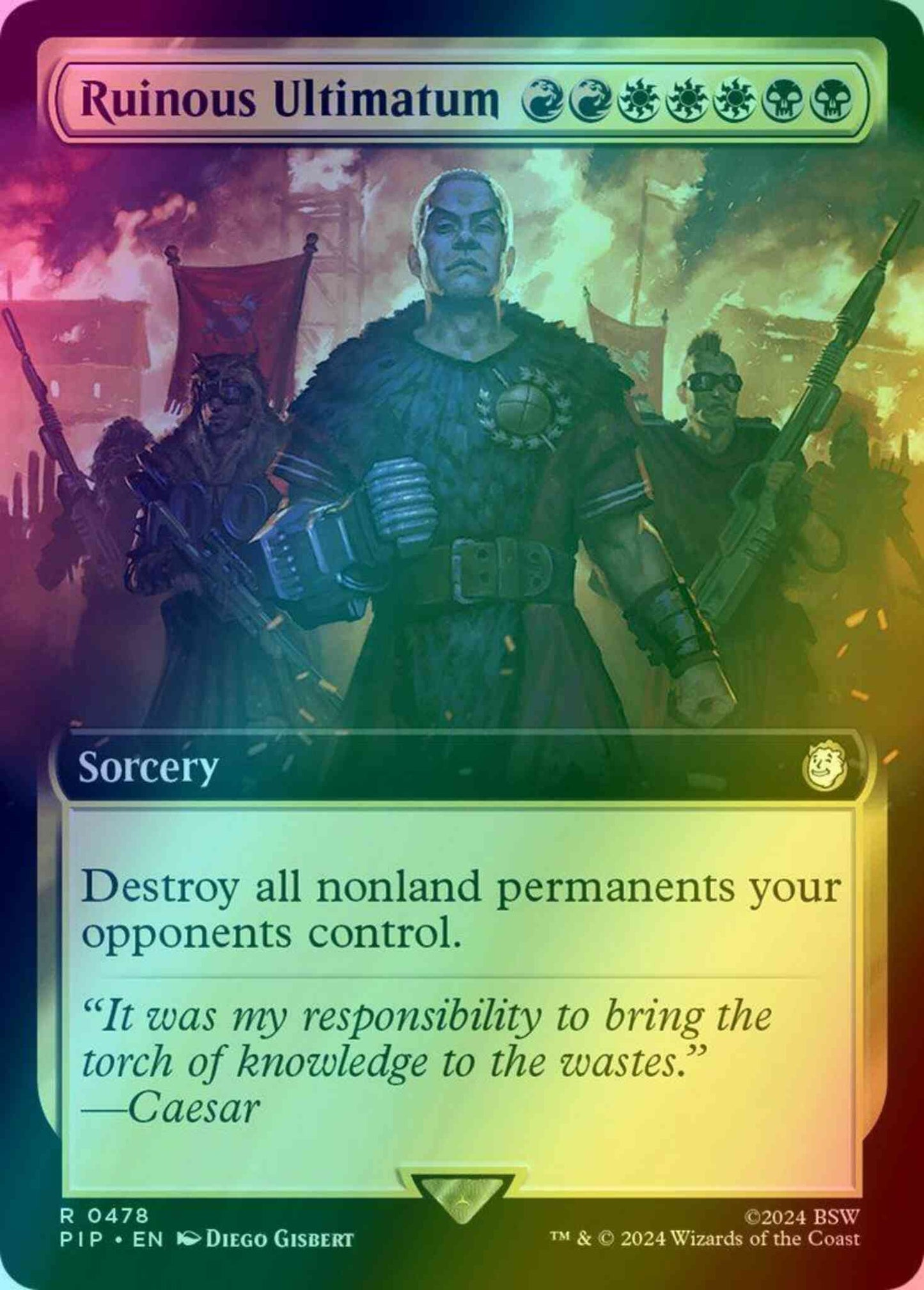 Ruinous Ultimatum [478] [Extended Art] [Fallout] [Foil]