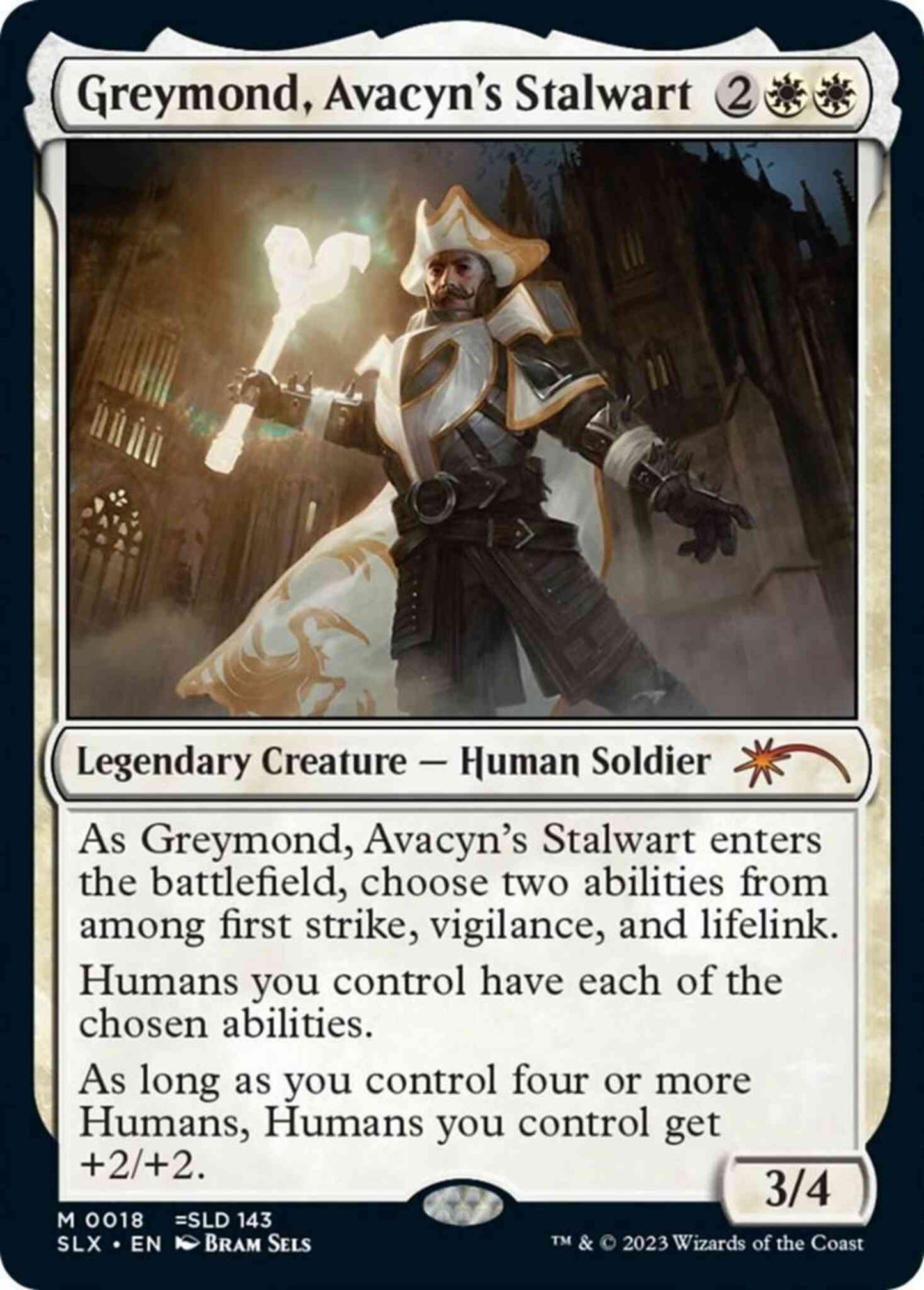 Greymond, Avacyn's Stalwart [0018] [Universes Within] [Non-Foil]