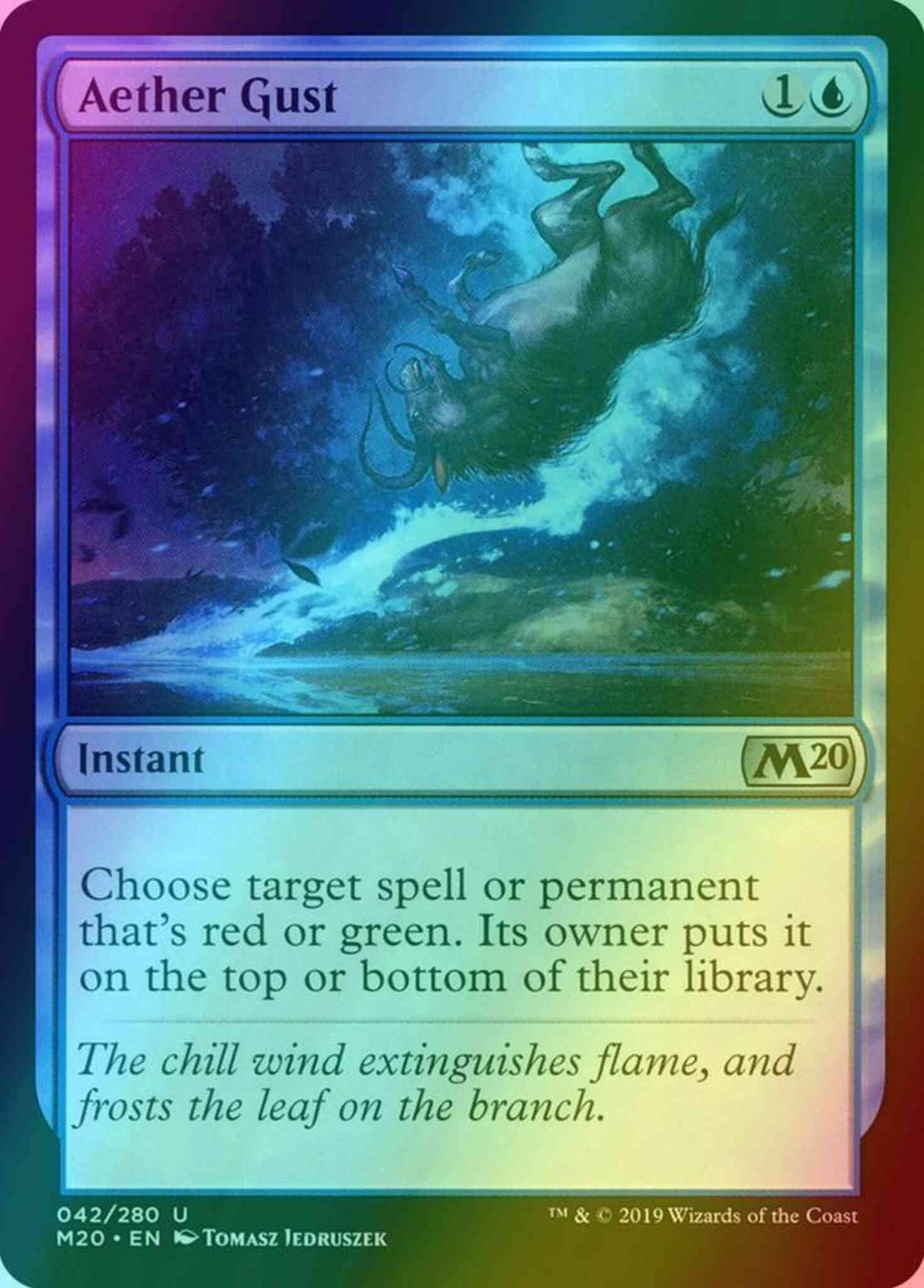 Aether Gust [42] [Core Set 2020] [Foil]