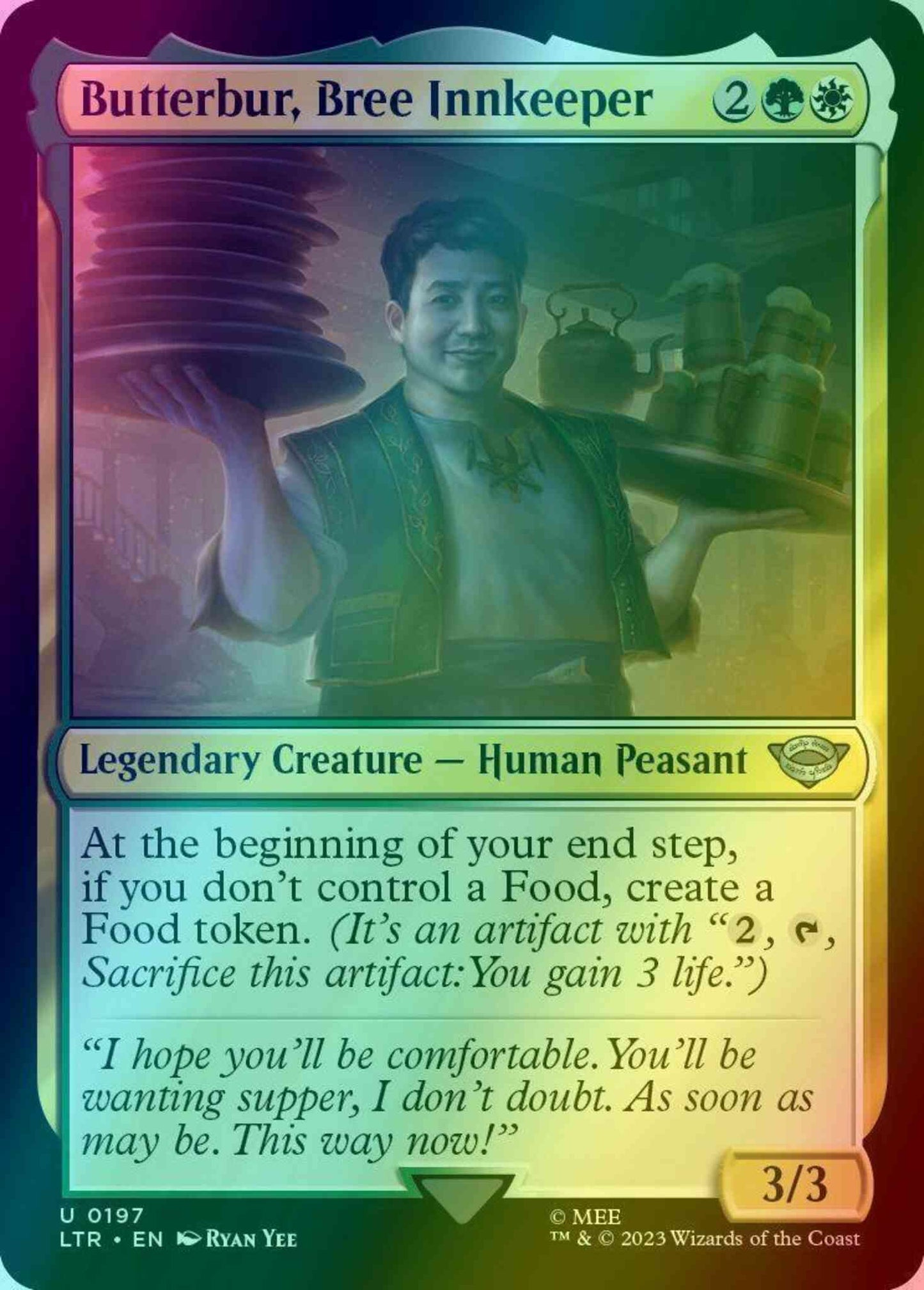 Butterbur, Bree Innkeeper [197] [The Lord of the Rings: Tales of Middle-earth] [Foil]