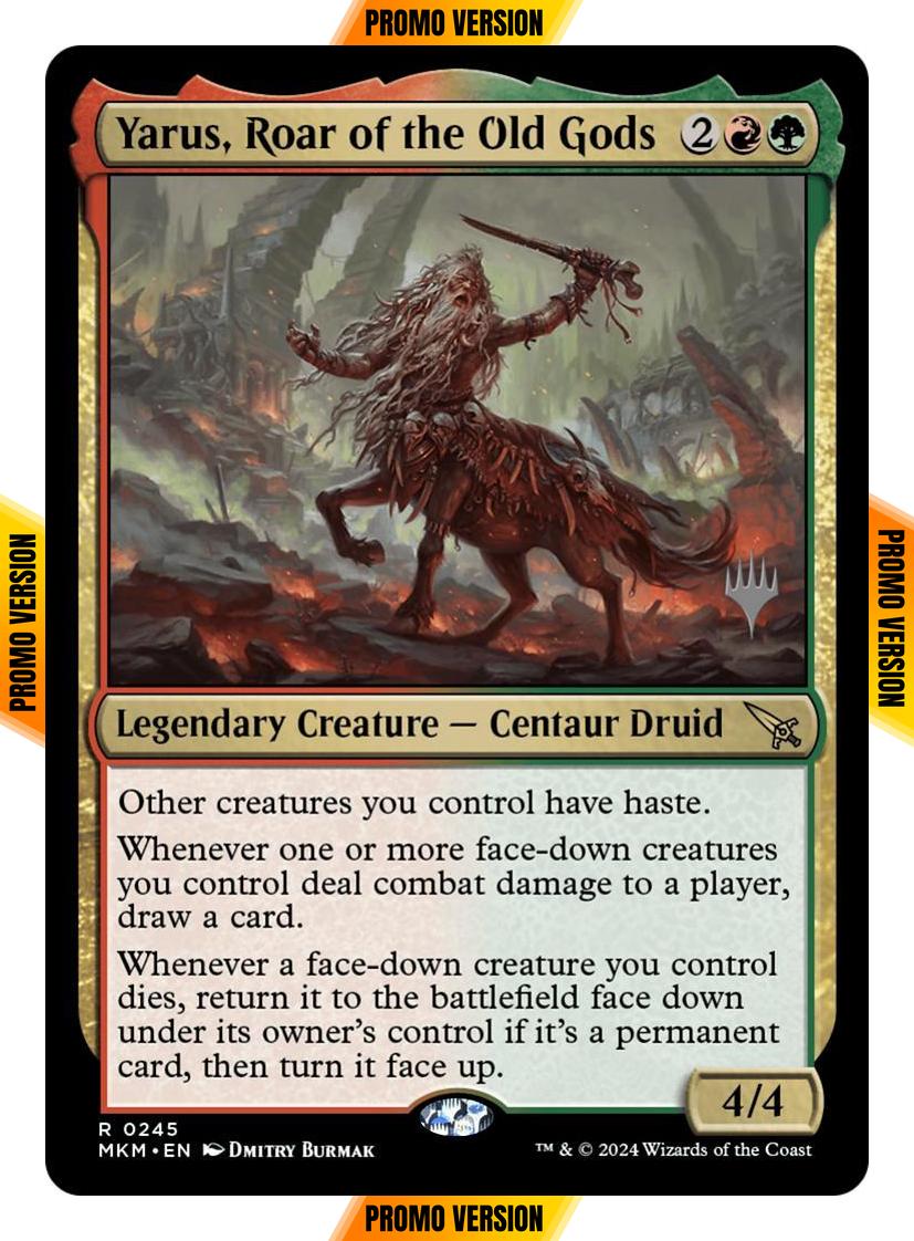 Yarus, Roar of the Old Gods [245p] [Promo Pack] [Murders at Karlov Manor: Promos] [Non-Foil]
