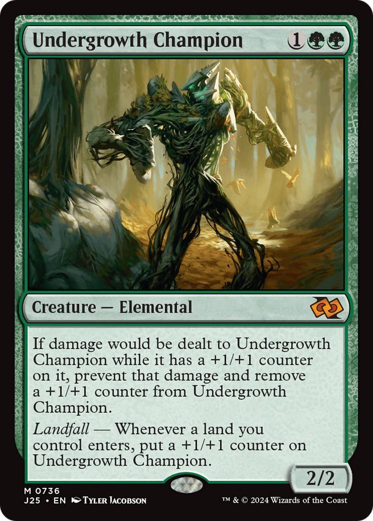 Undergrowth Champion [736] [Foundations: Jumpstart] [Non-Foil]
