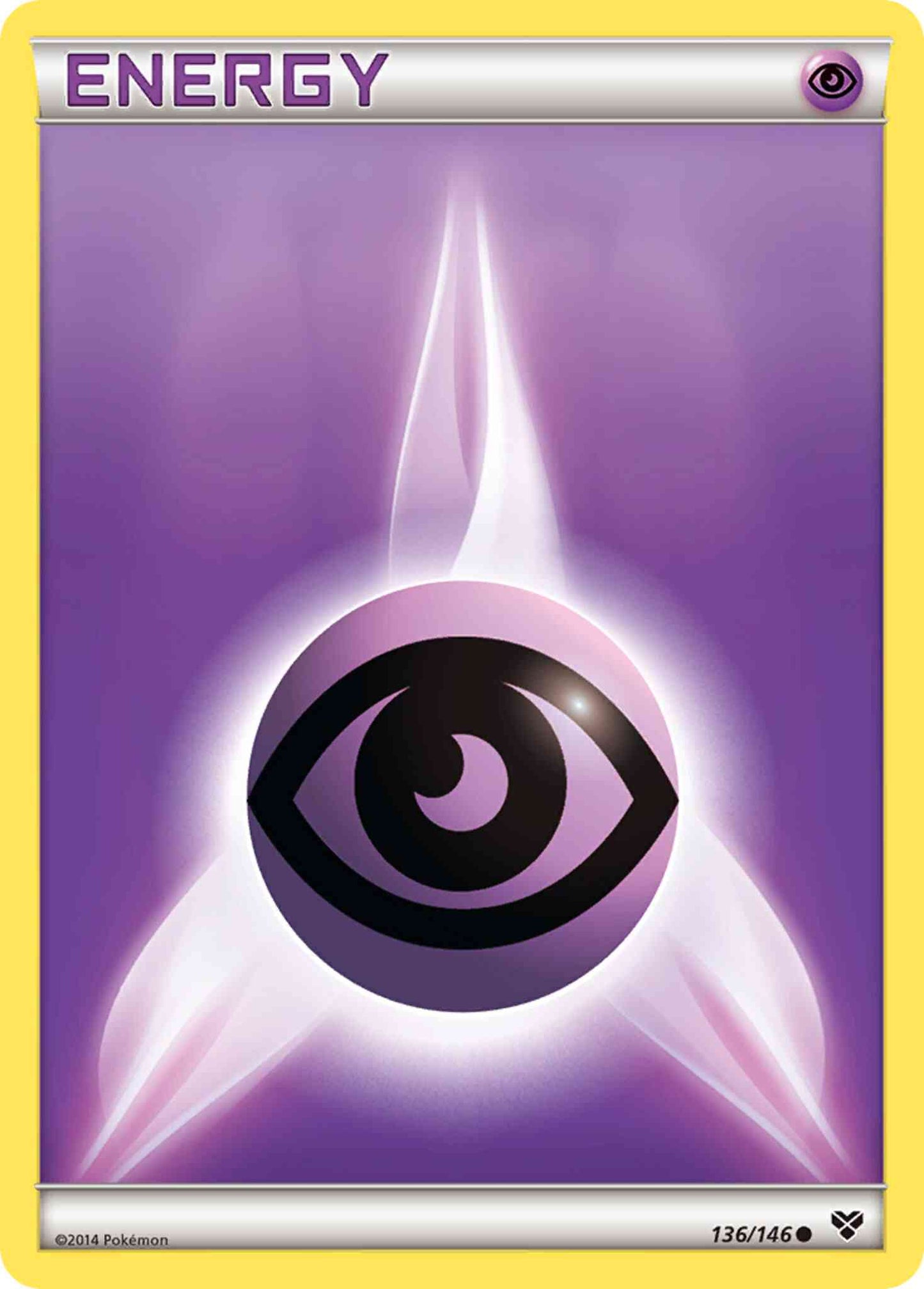 Psychic Energy - 136/146 - Common [xy1-136] [Non-Holo]