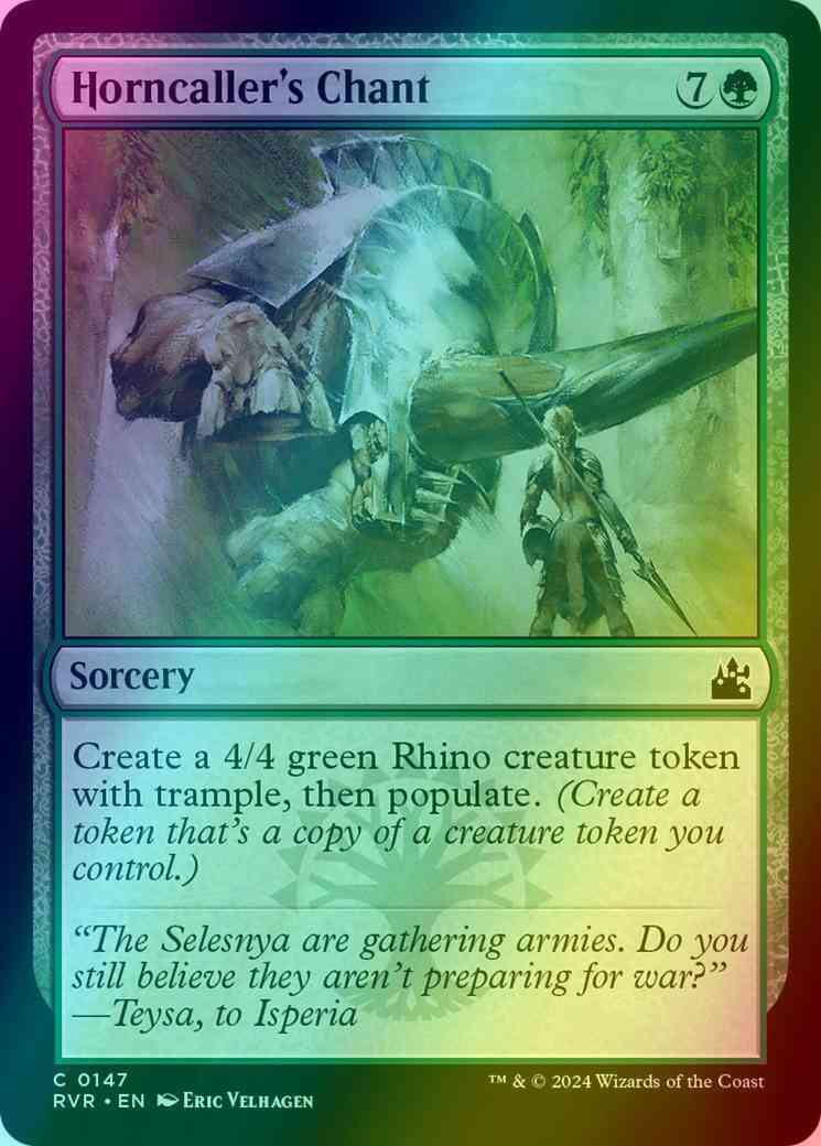 Horncaller's Chant [147] [Ravnica Remastered] [Foil]