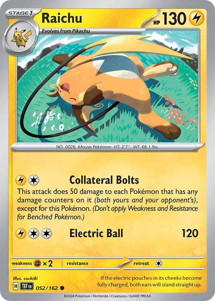 Raichu - 052/162 - Common [sv05-052] [Non-Holo]