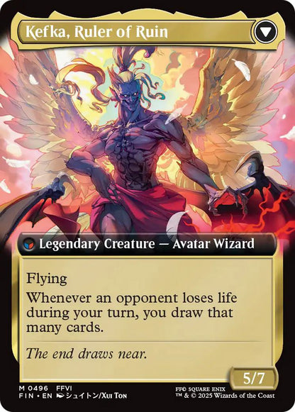 Kefka, Court Mage // Kefka, Ruler of Ruin [496] [Extended Art] [FINAL FANTASY] [Non-Foil]