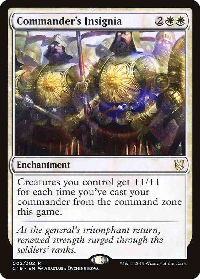 Commander's Insignia [Commander 2019] [Non-Foil]