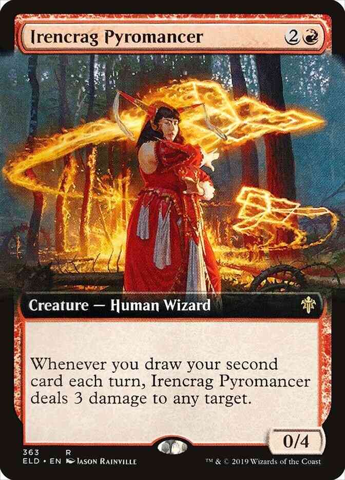 Irencrag Pyromancer [363] [Extended Art] [Throne of Eldraine] [Non-Foil]
