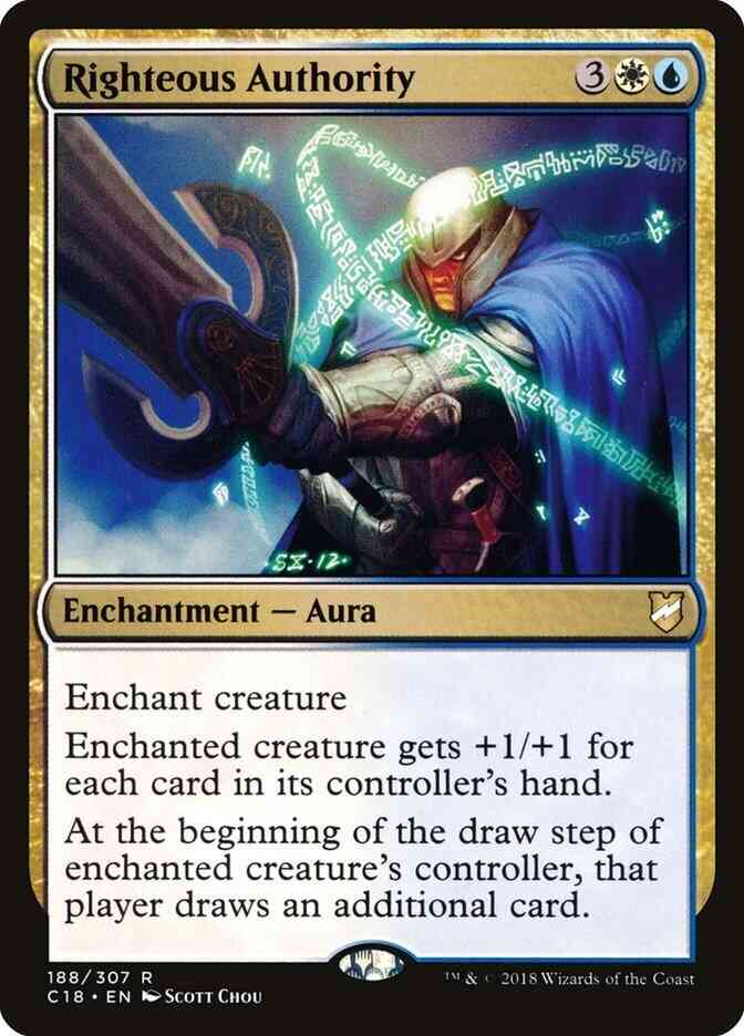 Righteous Authority [188] [Commander 2018] [Non-Foil]