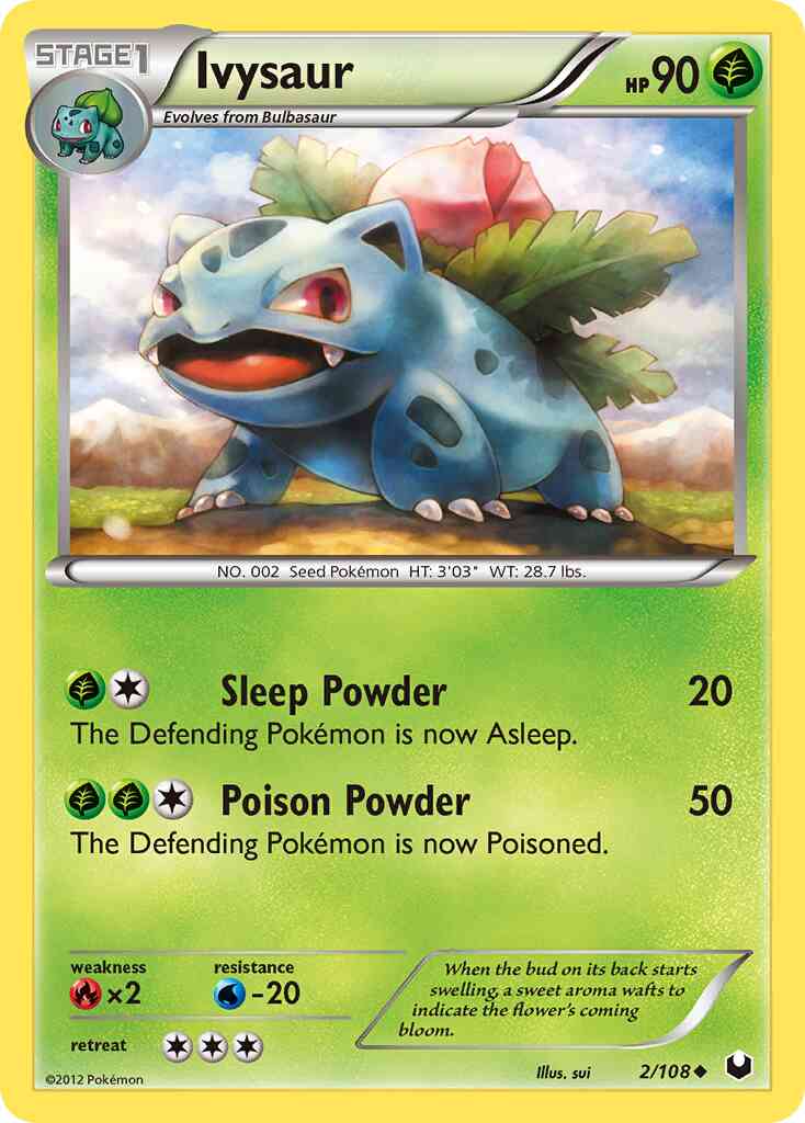 Ivysaur - 2/108 - Uncommon [bw5-2] [Non-Holo]