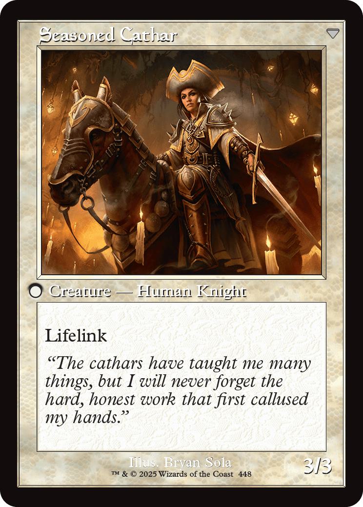 Ambitious Farmhand // Seasoned Cathar [448] [Retro Frame] [Innistrad Remastered] [Non-Foil]