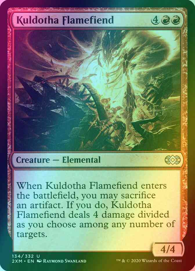 Kuldotha Flamefiend [134] [Double Masters] [Foil]