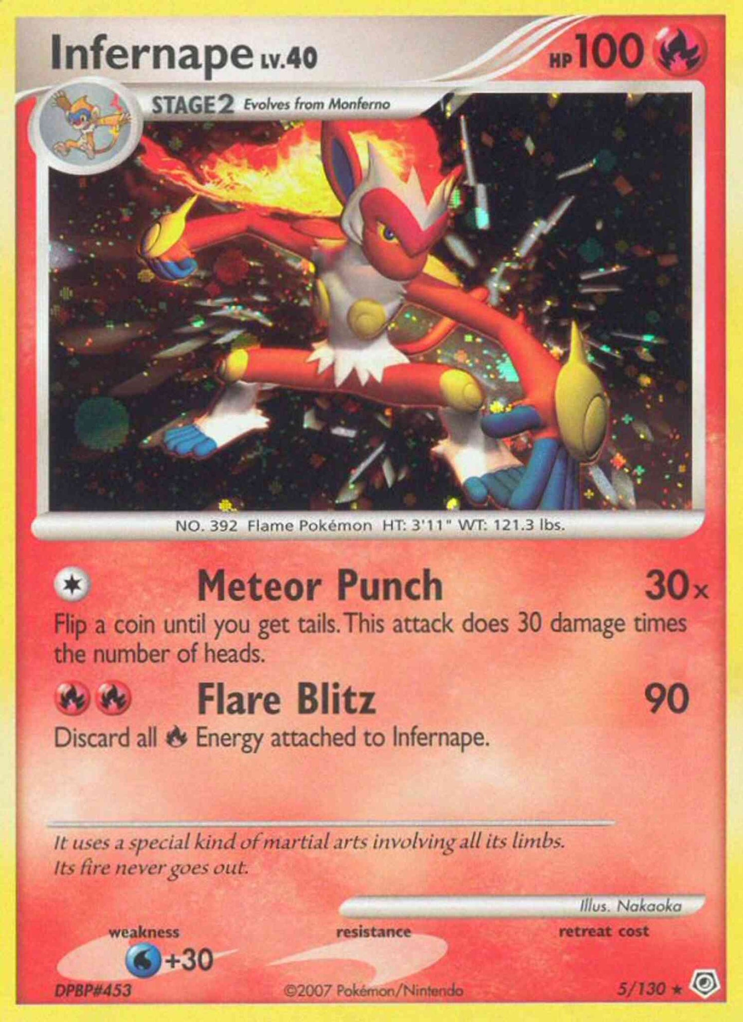 Infernape - 5/130 - Rare Holo [dp1-5] [Holo]