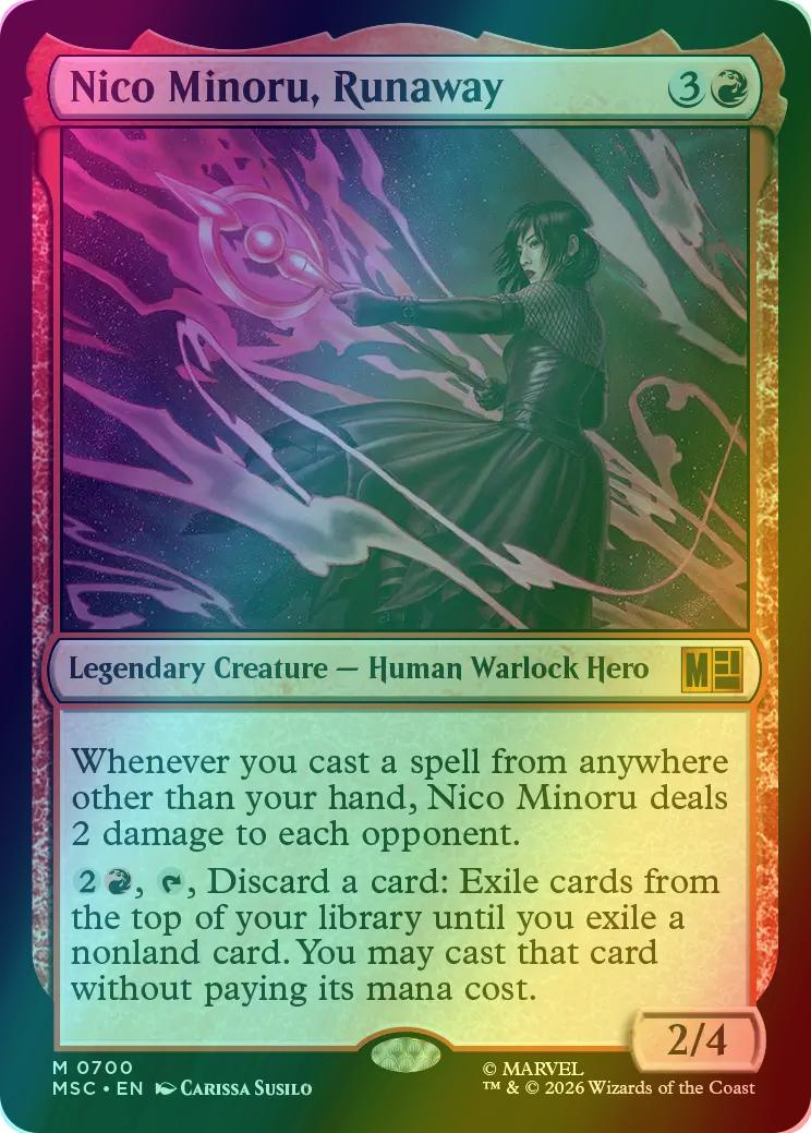 Nico Minoru, Runaway [700] [Jumpstart] [Marvel Super Heroes: Commander] [Foil]
