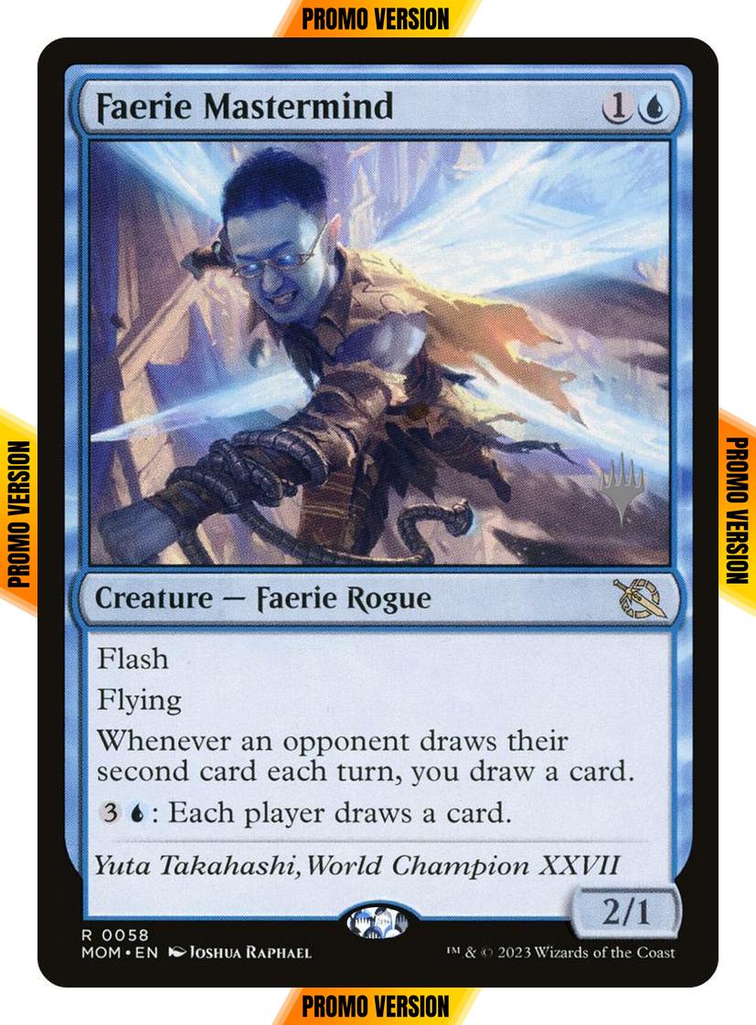 Faerie Mastermind [58p] [Promo Pack] [March of the Machine: Promos] [Non-Foil]