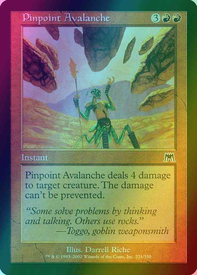 Pinpoint Avalanche [221] [Onslaught] [Foil]