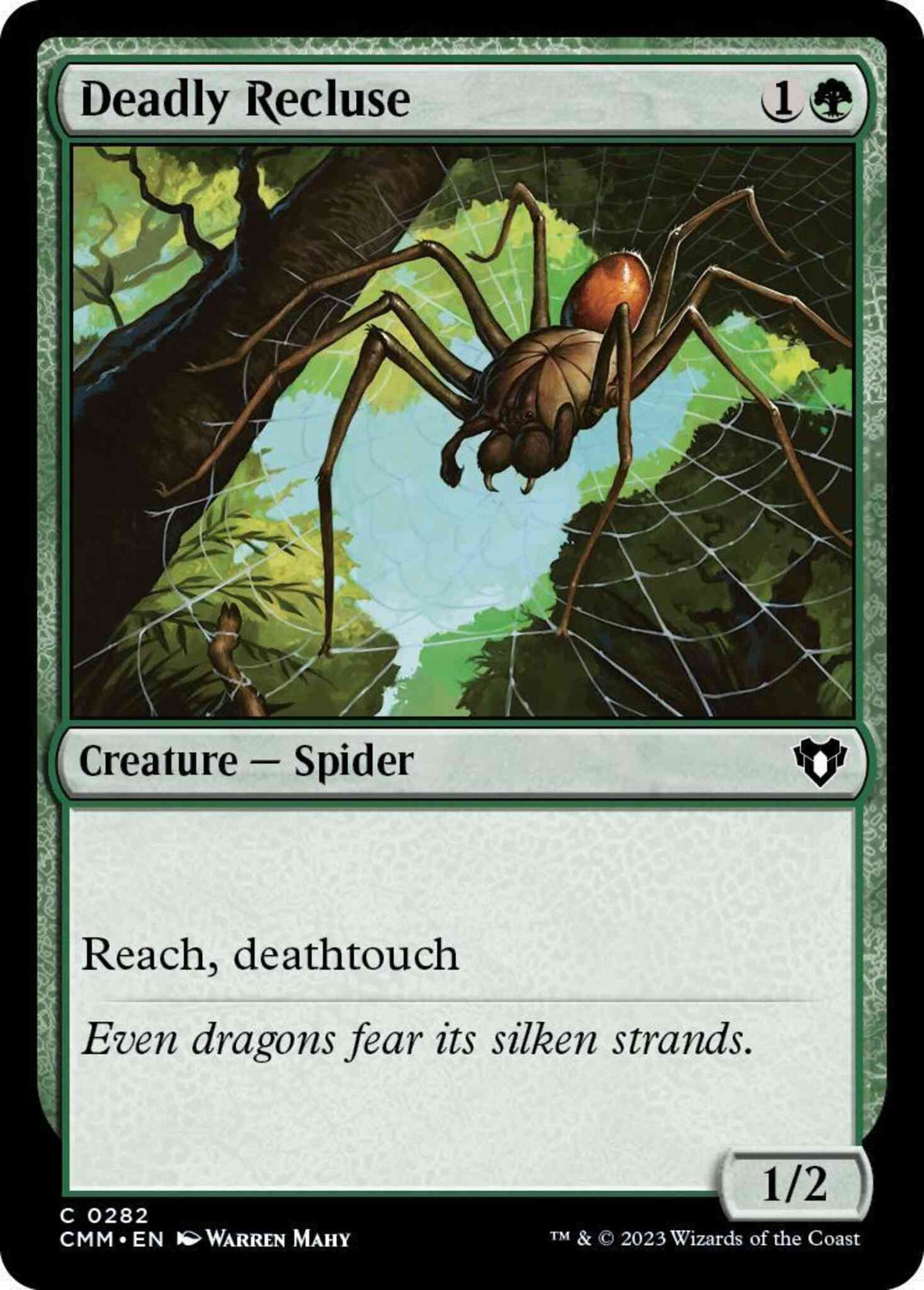 Deadly Recluse [282] [Commander Masters] [Non-Foil]