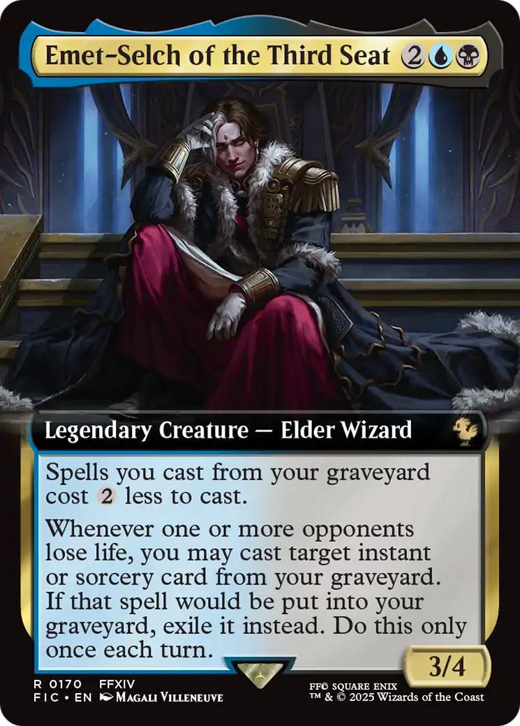 Emet-Selch of the Third Seat [170] [Extended Art] [FINAL FANTASY: Commander] [Non-Foil]
