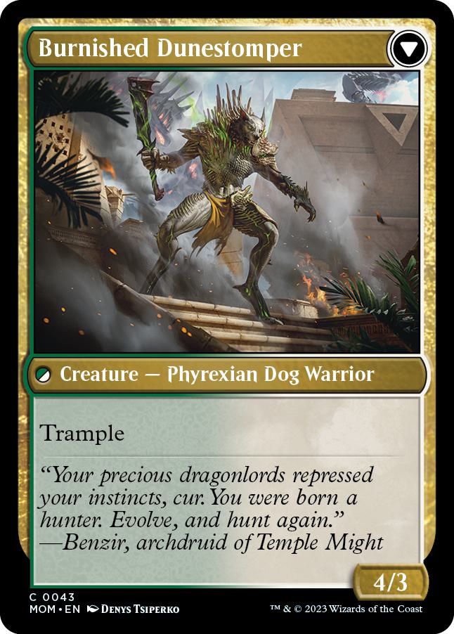 Tarkir Duneshaper // Burnished Dunestomper [43] [March of the Machine] [Non-Foil]