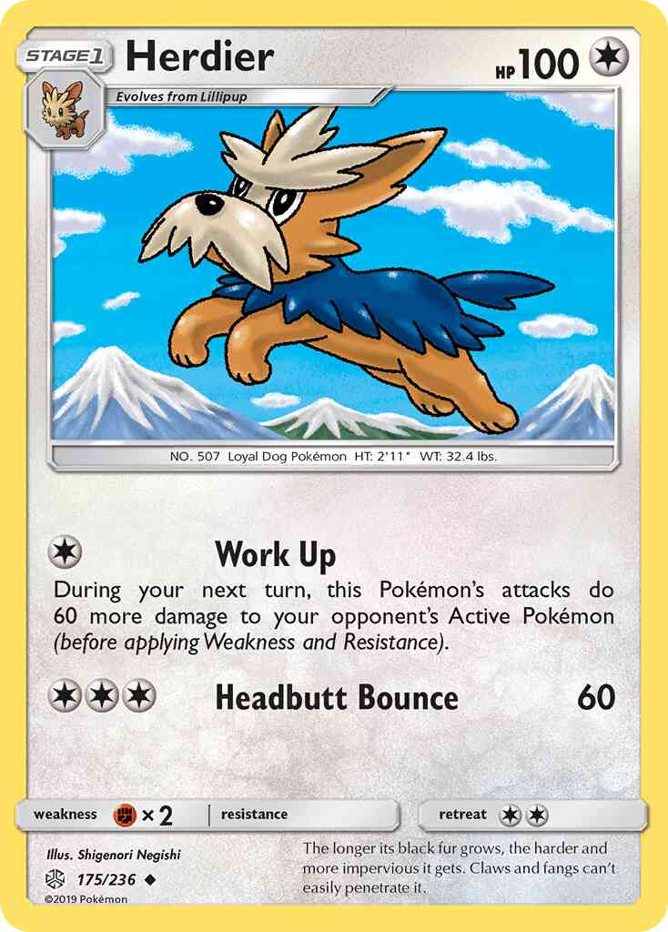 Herdier - 175/236 - Uncommon [sm12-175] [Non-Holo]