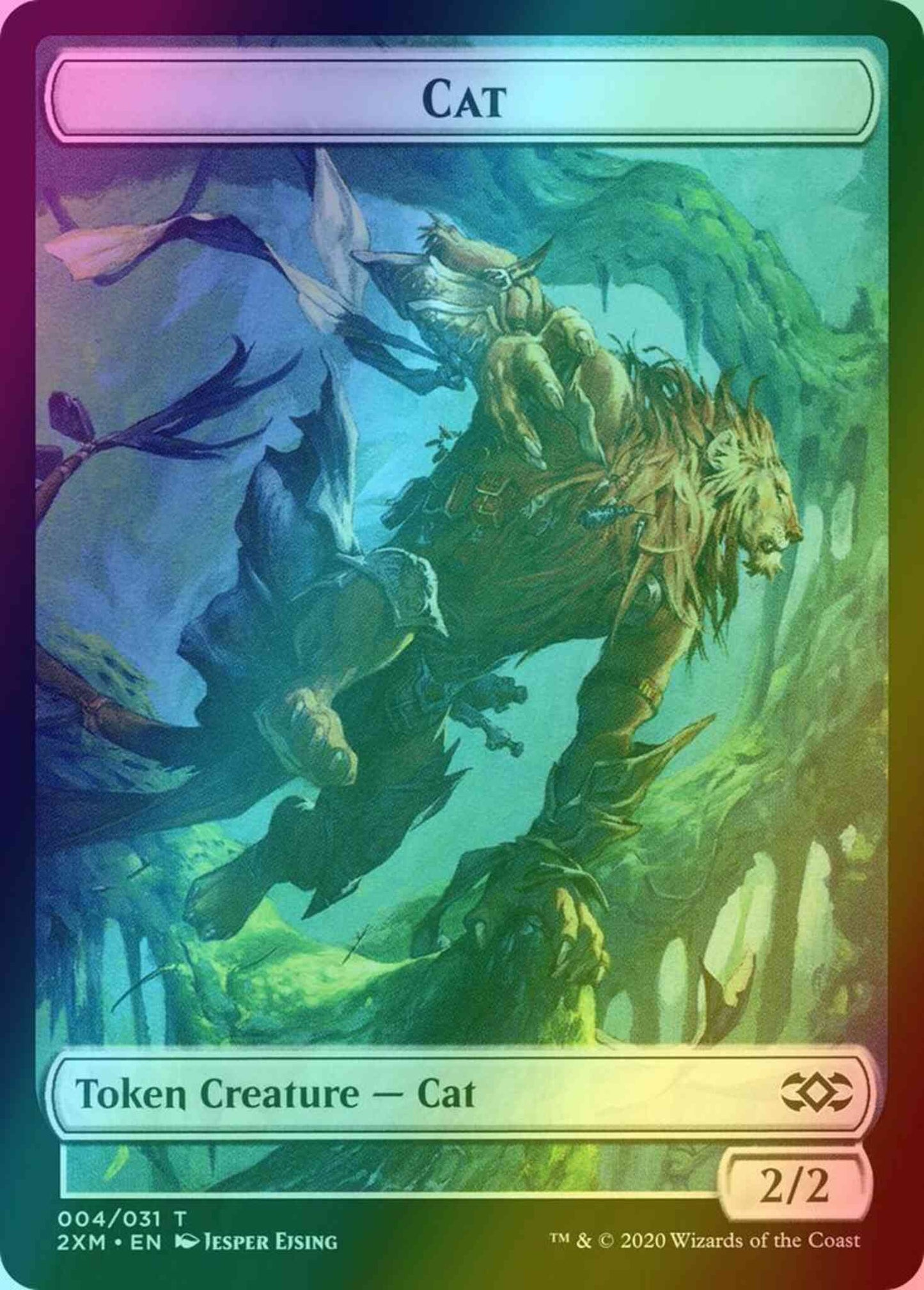 Cat Token (04) // Germ Token (10) [Double Masters Tokens] [Foil]