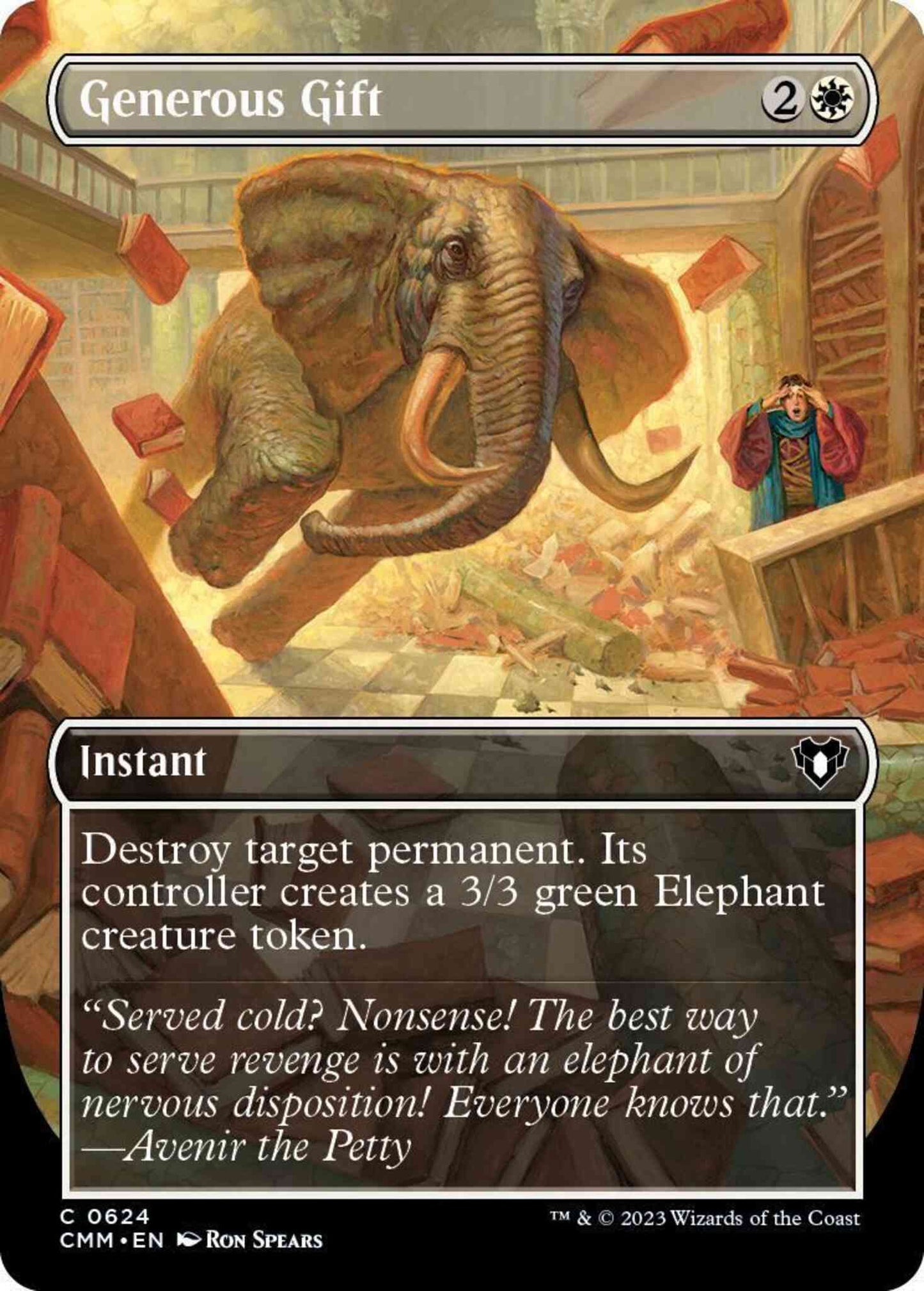 Generous Gift [624] [Borderless] [Commander Masters] [Non-Foil]