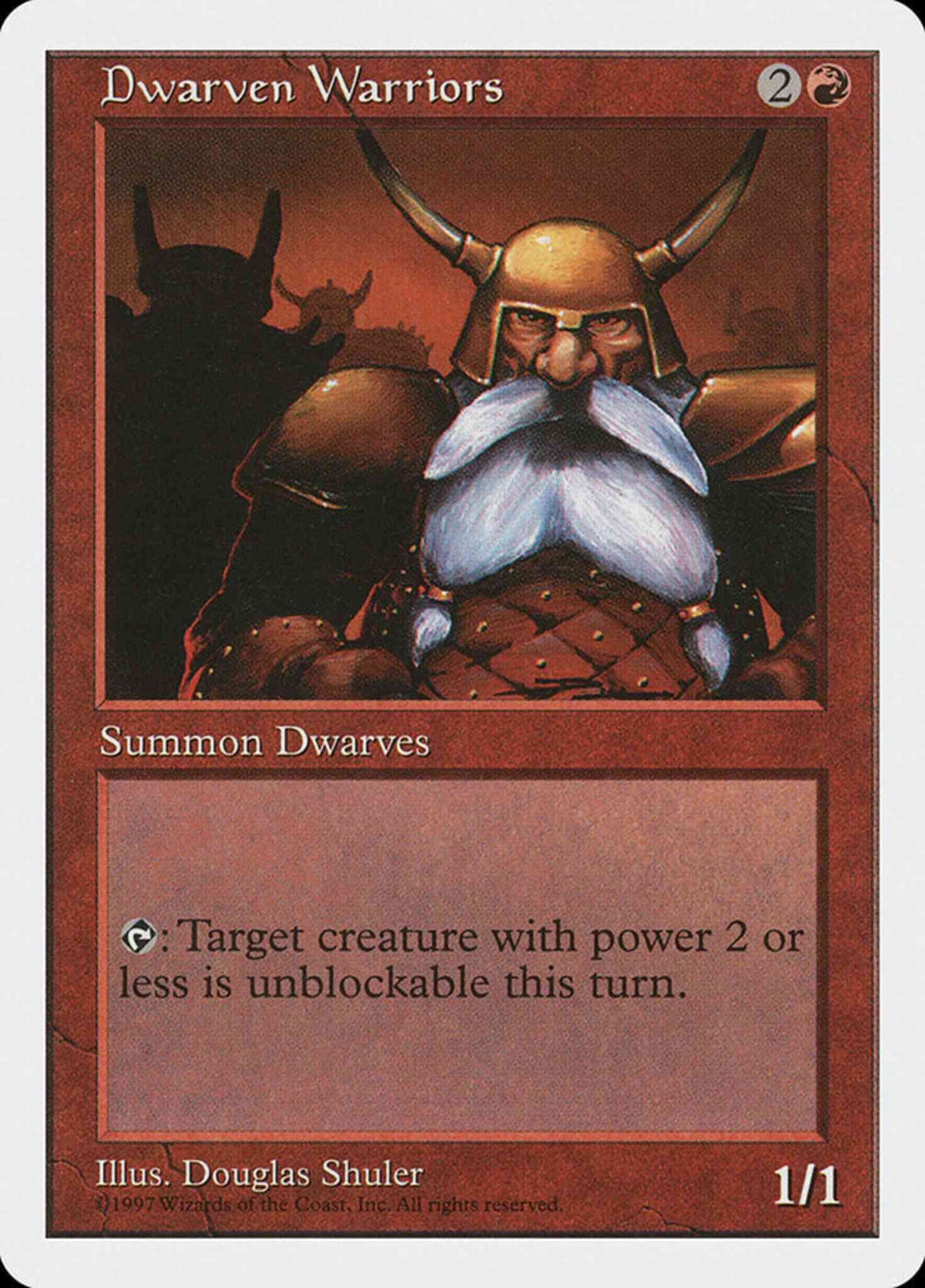 Dwarven Warriors [222] [Fifth Edition] [Non-Foil]