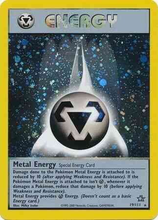Metal Energy - 19/111 - Rare - Unlimited [neo1U-19] [Holo]