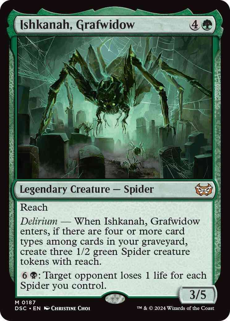 Ishkanah, Grafwidow [187] [Duskmourn: House of Horror: Commander] [Non-Foil]