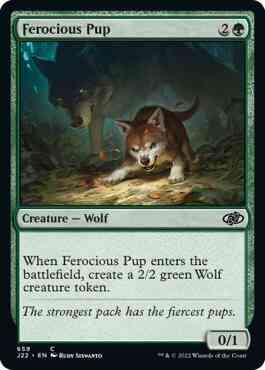 Ferocious Pup [659] [Jumpstart 2022] [Non-Foil]