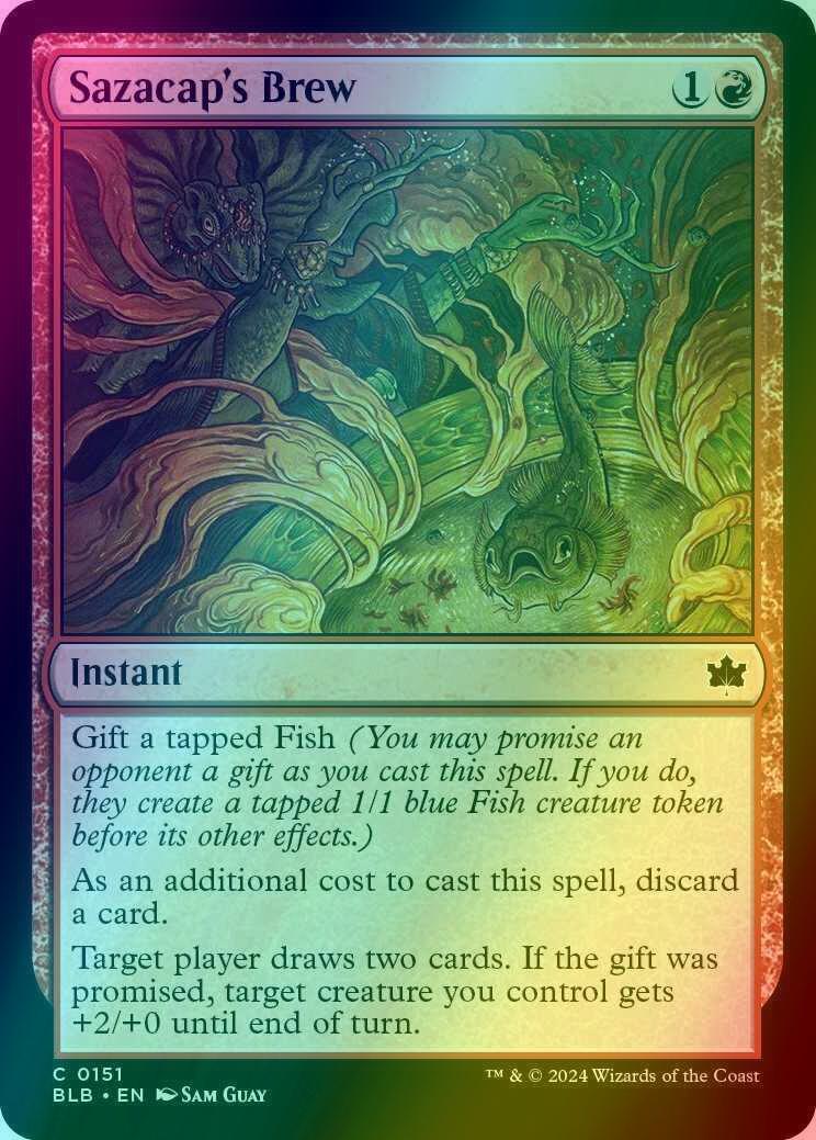 Sazacap's Brew [151] [Bloomburrow] [Foil]