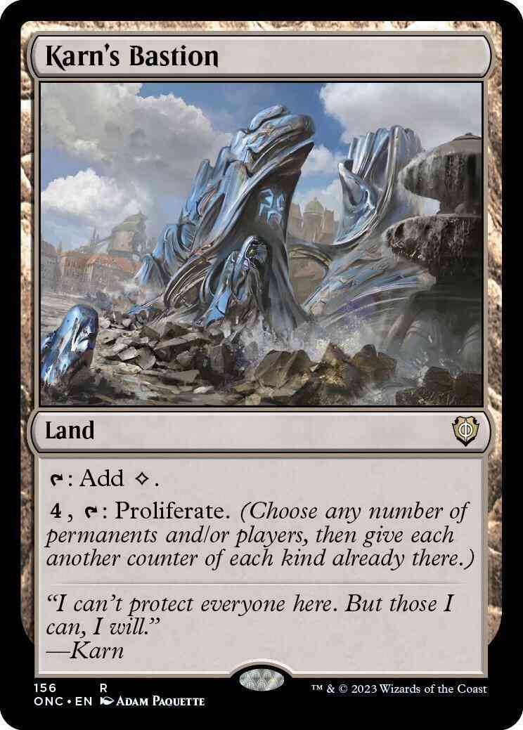 Karn's Bastion [156] [Phyrexia: All Will Be One: Commander] [Non-Foil]