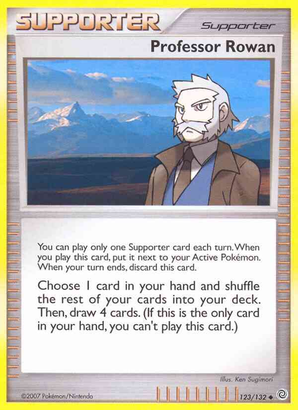 Professor Rowan - 123/132 - Uncommon [dp3-123] [Non-Holo]